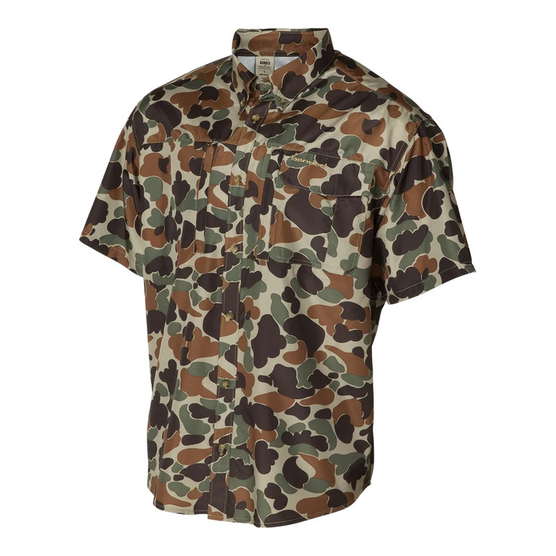 Banded Accelerator OTL Fishing Short Sleeve Shirt in Classic Camo Color